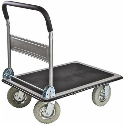 Plattformwagen Transportwagen Handwagen xl bis 300kg klappbar mit Luftbereifung Image