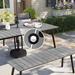 Pellebant Outdoor Aluminum Rectangular Dining Table