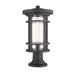 Z-Lite Jordan 20" Tall Outdoor Pier Mount Post Light with Square Post