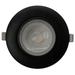 Goodlite 4 Inch Led Round Gimbal Black 14w 1100 Lumens (120W Eqv) with Junction Box, Dimmable, 5CCT 27,30,35,41,50K (3 Pack)