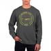 Men's Uscape Apparel Black Colorado State Rams Pigment Dyed Fleece Crew Neck Sweatshirt