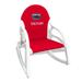 Children's Red Florida Atlantic Owls Personalized Rocking Chair