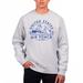 Men's Uscape Apparel Gray Air Force Falcons Premium Heavyweight Crew Neck Sweatshirt