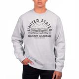 Men's Uscape Apparel Gray Army Black Knights Premium Heavyweight Crew Neck Sweatshirt