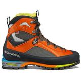 Scarpa Charmoz HD Mountaineering Shoes - Men's Shark/Orange 41.5 71052/250-SrkOrg-41.5