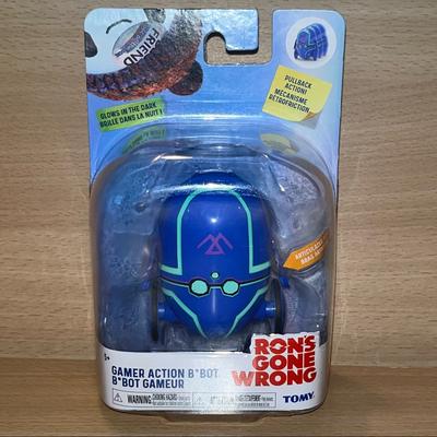 Disney Toys | Gamer Action B * Bot Glow In The Dark Ron’s Gone Wrong Pullback B*Bot Robot Tomy | Color: Blue/Purple | Size: 4-5 Inches