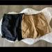 American Eagle Outfitters Shorts | As New Bundle American Eagle & Hollister Jogger Twill Shorts 7" Xs | Color: Black/Tan | Size: Xs