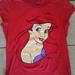 Disney Tops | Little Mermaid Red T Shirt Top Juniors Sz Xxl (19) | Color: Purple/Red | Size: Xxlj