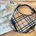 Burberry Bags | Burberry Authentic Hobo Large Shoulder Bag | Color: Black/Tan | Size: Os