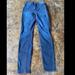 American Eagle Outfitters Jeans | Euc American Eagle Outfitters Sky High Jegging Dark Wash Skinny Jeans Size 00 | Color: Blue | Size: 00
