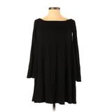 Express Casual Dress - A-Line: Black Solid Dresses - Women's Size X-Small