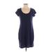 Gap Casual Dress - Shift: Blue Print Dresses - Women's Size Small