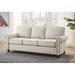Lark Manor™ Anylia 78" Linen Blend Sofa w/ Solid Wooden Legs Linen in Brown | 35 H x 78 W x 30.5 D in | Wayfair 35212502C5EC4C26B648A5691B4916F7