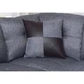 Latitude Run® 3 Piece Faux Leather Living Room Set Faux Leather in Gray | 34 H x 103 W x 74 D in | Wayfair Living Room Sets