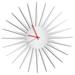 Adam Schwoeppe 'MCM Starburst Clock - White' Midcentury Modern Style Wall Decor