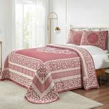 Lyron Bedspread Set, Queen, Berry