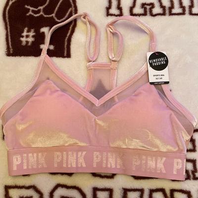 Pink Victoria's Secret Intimates & Sleepwear | Victoria’s Secret Pink Sports Bra | Color: Pink | Size: Xs