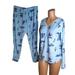 Disney Intimates & Sleepwear | Disney Lilo & Stitch Set Pijama Blue Size M(8-10) | Color: Blue | Size: M