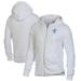 Men's White Seton Hall Pirates Rocky Full-Zip Hoodie