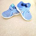 Nike Shoes | Nike Revolution Shoe, Child Toddler Girl Pink Swoosh | Color: Blue | Size: 4c = 10 To 12 Mos