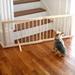 Natural Wood Step-Over Pet Gate, 2" L X 51.75" W X 20" H, 8 LBS