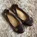 Coach Shoes | Coach Chelsey Signature Brown Leather Ballet Flats Women's 9.5 | Color: Brown/Tan | Size: 9.5