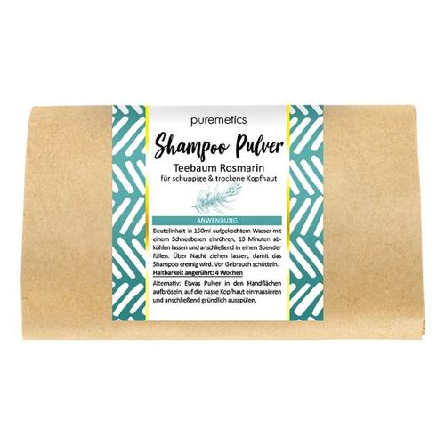 puremetics Shampoo Pulver - Teebaum Rosmarin 50g