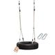 h2i Children's tyre swing rope set horizontal incl. carabiner for hanging up.