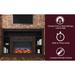 47 In. Electric Fireplace with a Multi-Color LED Insert and Mahogany Mantel - Cambridge CAM5021-1MAHLED