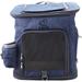 Pet Backpack for 22 Lbs. Dogs and Cats with Suitcase Strap and Storage Pockets, Blue - CritterSitters CSBPCKSTRG-BLU1