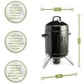 "16"" Vertical Charcoal Smoker - Cuisinart COS-116"