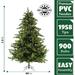 7.5-Ft. Foxtail Pine Christmas Tree with Multi-Color LED String Lighting - Fraser Hill Farm FFFX075-6GREZ