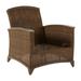 Summer Classics Astoria Woven Lounge Chair Wicker/Rattan in Brown | 35.75 H x 32 W x 35.625 D in | Outdoor Furniture | Wayfair 355590+C511H6258N