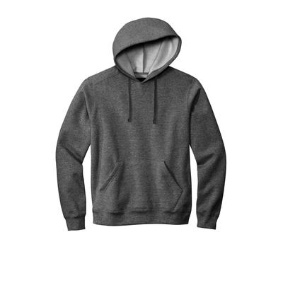 Volunteer Knitwear VL130H Chore Fleece Pullover Hoodie in Charcoal Heather size XL | Cotton/Polyester Blend