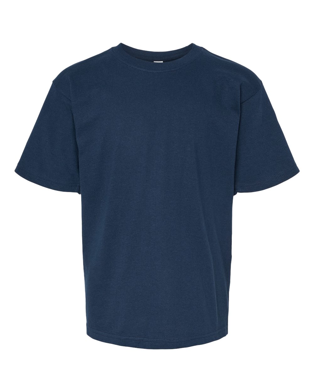 M&O MO4850 Youth Gold Soft Touch T-Shirt in Deep Navy Blue size Medium | Cotton 4850