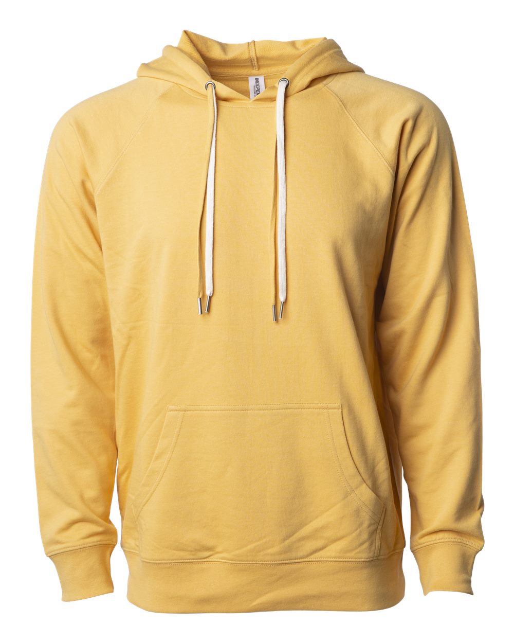 Independent Trading Co. SS1000 Icon Lightweight Loopback Terry Hooded Sweatshirt in Harvest Gold size Large | Cotton/Polyester Blend