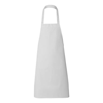 Q-Tees Q2010 Butcher Apron in White | Cotton/Polye...