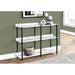 Accent Table, Console, Entryway, Narrow, Sofa, Living Room, Bedroom, Metal, Laminate, Contemporary, Modern - 47.25" x 12" x 34"