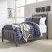 Cottage View Dark Grey Twin Panel Bed