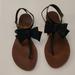 Jessica Simpson Shoes | Jessica Simpson Black Kinnie Sandal Sz 6.5 | Color: Black | Size: 6.5