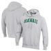 Men's Champion Gray Hawaii Warriors Reverse Weave Pullover Hoodie