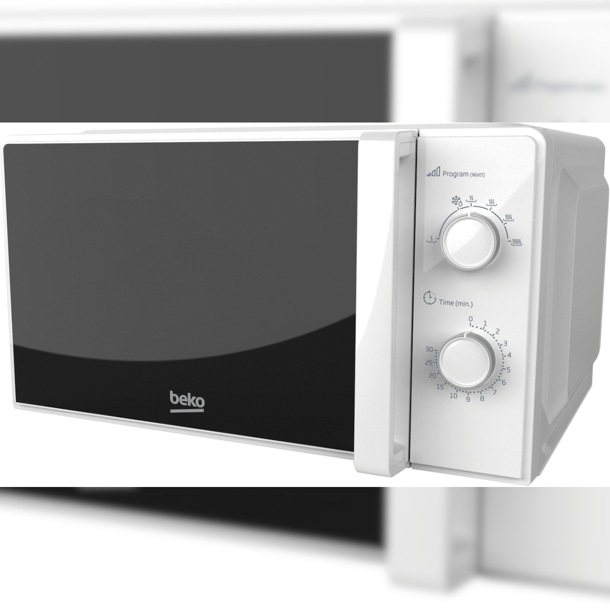 Beko MOC20100WFB Mikrowelle Arbeitsplatte Solo-Mikrowelle 20 l 700 W Weiß Image