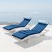 Wade Logan® Anushri Outdoor Sunbrella Seat/Back Cushion Acrylic in Blue | 3 H x 26 W x 79 D in | Wayfair 3B60C13A1EBA498EBBD14D5C244B39D7