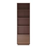 Wade Logan® Azelie 71" H x 21.88" W Standard Bookcase Wood in Brown | 71 H x 21.88 W x 15.88 D in | Wayfair 930CE541140E4C28B16BAB4E1ABC8549