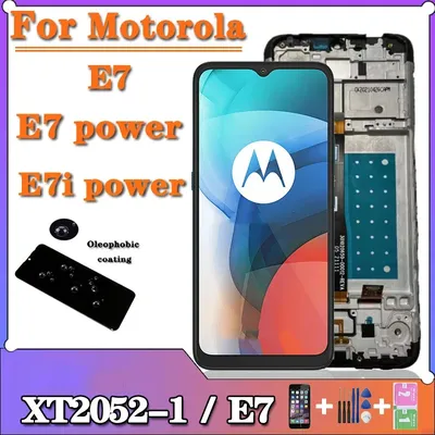 Bloc écran tactile LCD 6.5 pouces pour Motorola Moto E7