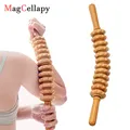 Rouleau de thérapie en bois bâton d'engrenage outil de Massage Cellulite amincissant masseur