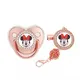 TureMouse-Attache-tétine imprimé or rose pour bébé attache-sucette Bling sucettes de dentition