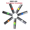 Diode lumineuse LED SMD 100 8 couleurs rouge vert bleu jaune blanc orange violet chaud