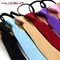 Cravate à fermeture éclair de couleur unie en Satin de Polyester pour hommes et femmes, cadeau de mariage, cravate populaire, robe de soirée, accessoires pour hommes