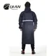 QIAN-Manteau de Pluie Long et Imperméable pour Homme et Femme Poncho à une Couche Vêtements de